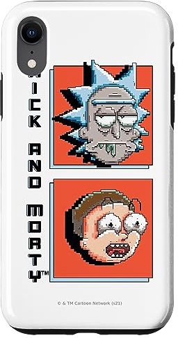 iPhone XR Rick and Morty Pixelated Rick and Morty Case