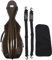 Custodia per Violino, Custodia per Violino Portatile con Guscio Rigido in Fibra di Carbonio con Spallacci Igrometro
