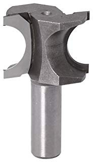 Trend Router Bits,Chamfer Edge Forming Router Bit,Milling Cutter,Upgrade Convex Edge Router Bit,1/2 Inch Shank Bullnose Furniture Trim & Molding Milling Cutter,Tungsten Carbide Oval Edge 1pcs(1 in)