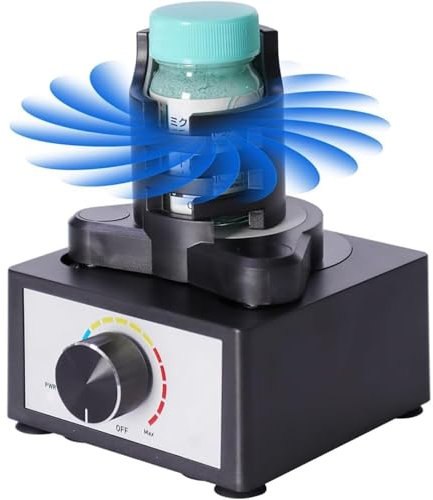 Mezclador de pintura, mini mezclador Vortex, agitador de pintura modelo con ajuste de 3 velocidades, agitador de pintura modelo DIY de 300~2400 rpm, agitador de 10-100 ml, for pintura, esmalte de uñas