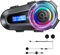 Casco Moto Auricolare, Casco Moto Bluetooth Auricolare, Q08 Cuffie per Caschi da Moto per Persona Singola wireless 5.3 Impermeabile IPX6 Cancellazione del rumore, Casco-Moto-Cuffie-Auricolare-Singola