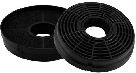 SANTUO Lamona Cooker Hood Filters, Carbon Filter Replacement 2 Pack Compatible with HJA2480/HJA2908/LAM2401, Recirculating Charcoal Filters Easy Install