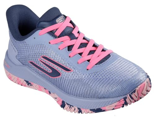 Skechers Damen Viper Court Pro 2.0Sneaker | Max Cushioning, Air-Cooled Goga Mat Einlegesohle, ultraleichte Zwischensohle, atmungsaktives Mesh-Obermaterial