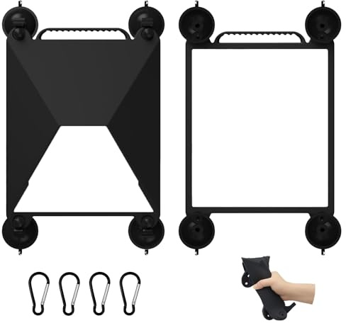 ANEELV Starlink Mini support à ventouse avec coque de protection en silicone liquide, kit de montage 2 en 1 avec ventouses puissantes, pour fenêtre de voiture, toit coulissant, camping-car, bateau et