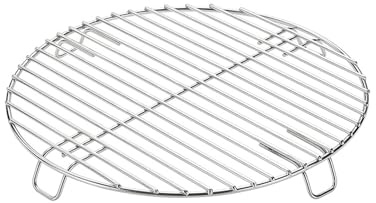 Campingmoon Grille de refroidissement ronde en acier inoxydable 27 cm
