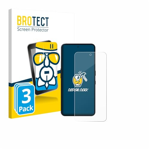 BROTECT Schutzglas für Nothing Phone (3a) Lite | 3 Stück Transparenter Displayschutz Made in Germany Schutzfolie Panzer Folie Glas 9H Anti-Fingerprint Einfache Montage Clear