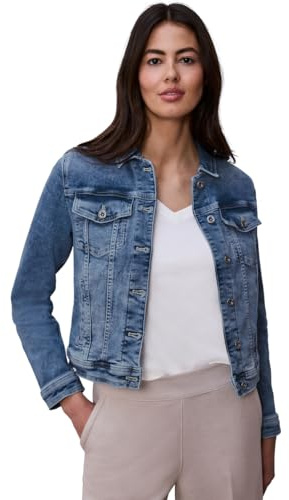 Street One QR Style Jacket.mid Blue washe