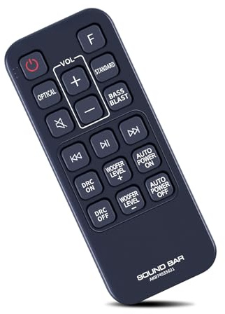AKB74935621 Replacement Remote for LG Sound Bar Speaker System SJ2 SPJ2B-W | For SJ2.AEUSLLK（DEUSLLK） SPJ2BW COV33552424, No setup required, Fully functional, sensitive