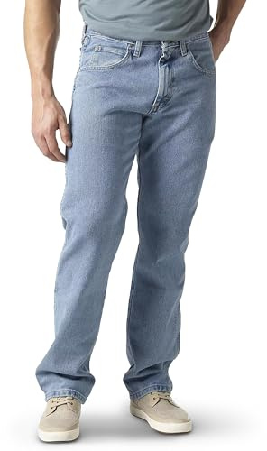 Wrangler Jeans da Uomo con vestibilità Rilassata Jeans robusti Wear-Jeans1111, Denim Indaco Vintage, W34 / L34