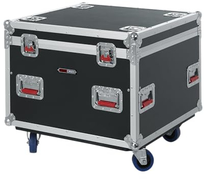Gator Cases Truck Pack Utility ATA Flight Case | Tour Koffer für Zubehör | 30 x 22“ x 22“ Außenmaße vor Rollen | 12 mm Holzkonstruktion | Trennwände und herausnehmbare Fächer | (G-TOURTRK302212)