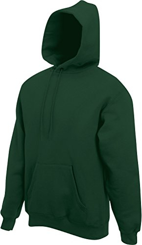 Fruit of the Loom - Sweat-Shirt - Homme - Vert - Vert Bouteille - XXL