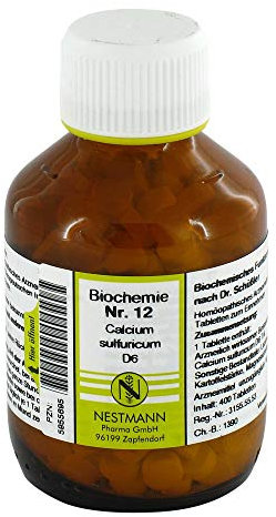 BIOCHEMIE 12 Calcium sulfuricum D 6 Tabletten 400 St