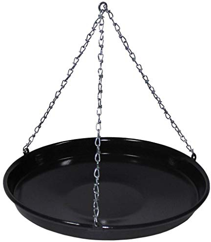 Ungar. Grillpfanne, Email, mit Kette, Druchm.: 34 cm