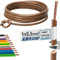 Cavo unipolare flessibile – Cavo in PVC – H07V-K 2,5 mm² – Colore: marrone – Lunghezze: 10 m 15 m 20 m 25 m 30 m 35 m 40 m 45 m 50 m 55 m 60 m fino a 100 metri a scelta.