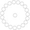 20Pcs Sicher Silikonring für Schnuller Schnullerketten Clips Adapter Halter Weiche Baby Beißring Halter Ringe Geburtstag Baby Shower (Klar)