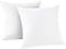 RUIKASI Kissenbezug 80 x 80 Weiß 2er Set - Oeko Tex Kopfkissenbezug 80x80 Weiss Kissen Bezug 80x80cm mit Reißverschluss aus Mikrofaser, Polsterbezug Doppelpack Set Pillow Case Pillow Cover