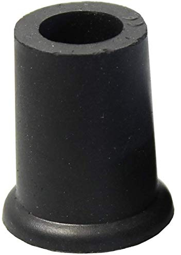 Gummipuffer schwarz für Gehstöcke 8-22mm, Gehstockgummi, Stockkapsel, Gummikappe (8mm)