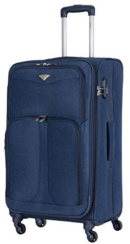 Flight Knight 800D Leichtgewicht Reisekoffer Koffer 3 Groben, Maximalen Grobe Fur Virgin Atlantic Und Viele Mehr! Eurowings, Luthansa Handgepack 55x35x23 cm & Grober Koffer Mit 4 Rollen.