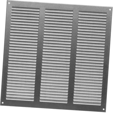 300x300mm / 12x12 inch Galvanised Metal Air Vent Grille Cover with Insect Mesh - Ventilation Cover