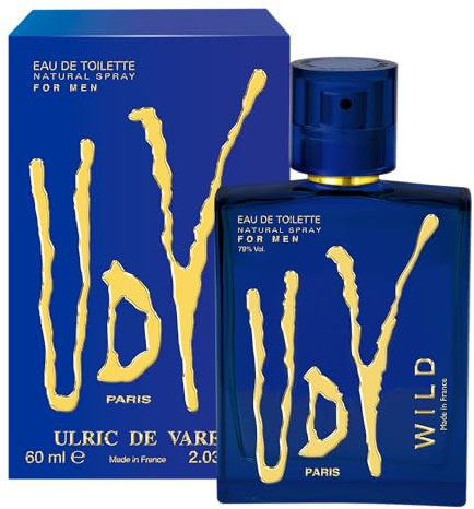 ULRIC DE VARENS • UDV WILD Eau de Toilette spray for men 60 ML (2.03 fl.oz.) • Oriental Woody fragrance for him