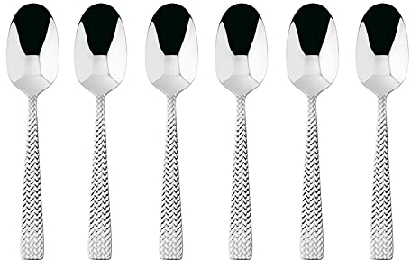 SAMBONET - Confezione Regalo 6 Cucchiaini Moka Cortina Inox