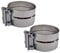 ROADFORMER 4 inch Exhaust Clamp Stainless Steel – Lap Joint Exhaust Band Clamp is film protected, suggested to remove before use (4” – 2 Pack)