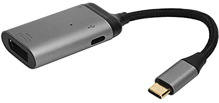 Zunate USB C to DisplayPort Adapter 8K 60Hz, Aluminum Portable USB C Adapter Aluminum Portable USB C Adapter,USB C Displayport Hub with DP1.4 Standard Interface for Windows, Android