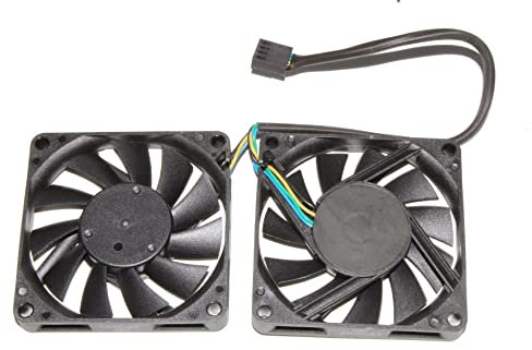 Zyvpee® 7cm 12V FD127010LB-H 4Wire 0.15A 70mm PWM ventilador refrigerador (2pcs)