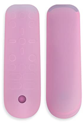 N+B Coque de télécommande Compatible pour PS5 Sony Playstation Télécommande Console de Jeu Housse de Protection en Silicone Souple pour télécommande Media Cover Sleeve (Rose)