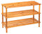 iTrend 3 Tier Wooden Shoe Rack - Large Storage Capacity Wooden Shoe Rack and Organiser - Multipurpose Rack - Classic Design - Ideal for Living Room, Bathroom, Hallway - Walnut