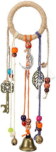 Witch Bells for Door Knob Protection - Wicca Altar Bell for Negative Energy Protection - Witches Bells Door Knob Decor - Bless Home with Positive Energy - Wiccan Bell Witch Protection Witchy Gifts