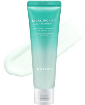 [MIZON] CICALURONIC GEL TREATMENT (50ml) Korean skincare - Centella asiatica & Hyaluronic acid - Hydrate & Soothe - Ideal for sensitive, oily & dehydrated skin
