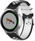 Wownadu 18mm Quick Release Bands Kompatibel für Garmin Vivoactive 4S/Vivomove 3S/Venu 3S/Venu 2S, Forerunner 255S/255S Music/265S Armband Schwarz Weiß Silikon Sport Ersatzarmband, Zubehör