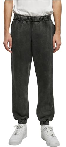 Urban Classics Herren Hose Heavy Sand Washed Sweatpants Black XXL