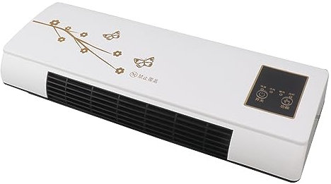 Aire Acondicionado Montado en la Pared de Doble Uso, Mini Máquina de Refrigeración y Calefacción Eléctrica Portátil con Temporizador y Control Remoto para el Baño del Dormitorio