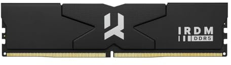 Goodram - DDR5 Speichermodul IRDM 2x32GB KIT 6400MHz CL32 DR DIMM Black V Silver - Intern - DRAM - für PC - Desktop-Computer - Laptop - Gaming - Gamer - Grafikbearbeitung - Speichererweiterung