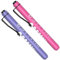 RISEMART - 2 linternas LED para enfermeras, médicos, paramédicos, EMT, linterna de emergencia con clip de bolsillo (rosa y morado)