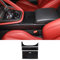 Central Control Storage Box Panel Trim Cover for Jaguar F-Type 2013-2024, ABS Center Consoles Water Cup Holder Panel Cover Interior Accessories, LHD (Carbon Fiber)