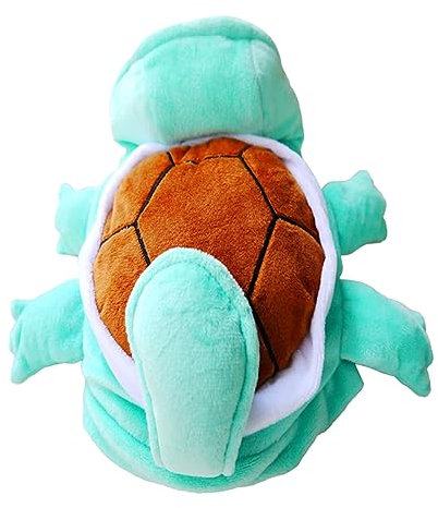 Housoutil Pet Turtle Outfit Für Haustiere Niedliches Cosplay Kostüm Für Hunde Und Katzen Für Halloween Weihnachten Und Partys XL Blau