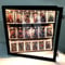 Trading Card Storage Box,Slab Case for Graded Cards,with UV Protection , Security Lock, Lighted Strip (Card Not Included) for Football Basketball Hockey Game and ComicTrading Card.
