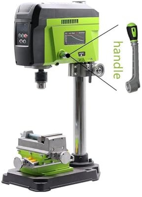 VCHICS Tischbohrmaschine, Digitalanzeige, Hochpräzise Tischbohrmaschine, Kleine Bohr- Und Fräsmaschine for Den Haushalt, Industriequalität, Mini, Bohrmaschine Kompakt und hochpräzise