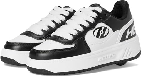 Heelys Unisex-Kinder Rezerve LowWheeled Heel Shoe, schwarz/weiß, 31 EU