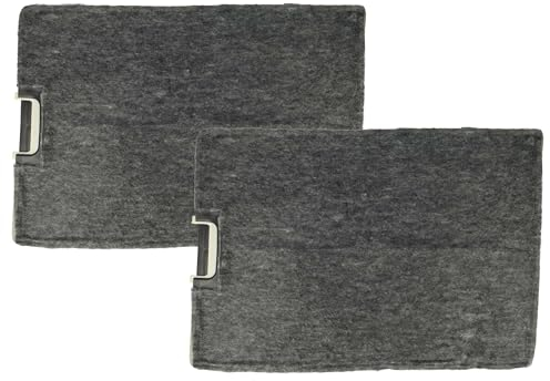 vhbw 2x Aktivkohlefilter kompatibel mit Neff NOSTALGIE D8911S001, NOSTALGIE D8911S002, Z5111X0 Dunstabzugshaube - 30 x 21,5 x 3 cm
