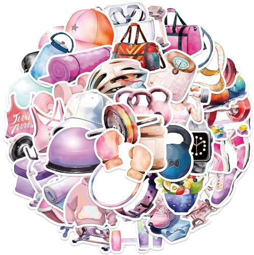 Fitness Aufkleber Gay Stickers 50 Stück Skateboard Graffiti Aufkleber Motorräder Fahrrad Snowboard Gepäck Laptop Auto Koffer für Kinder und Jugendliche Wasserdichte Vinyl Aufkleber
