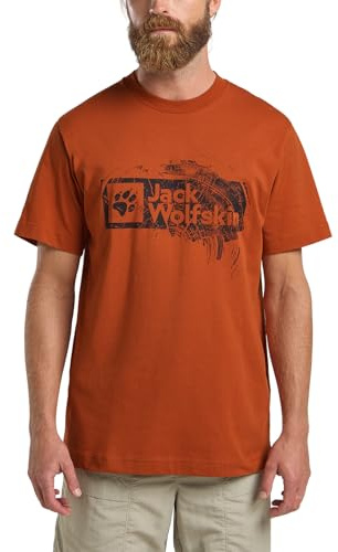 Jack Wolfskin Herren Brand T M T-Shirt