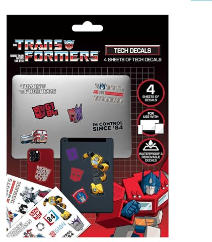 Transformers Sticker Set, Über 50 Aufkleber im Design von Optimus Prime & Co., Offizielles Merch