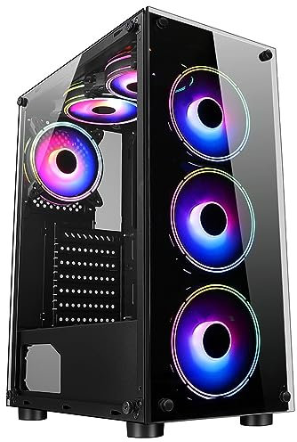 ASC TECHNOLOGY Regional Gaming PC - Amd Ryzen 5 4500 3.6Ghz - 16GB RAM DDR4 3200Mhz - 1TB SSD - Windows 11 - GT730 2GB - Mirage 6 Fan Black RGB Case