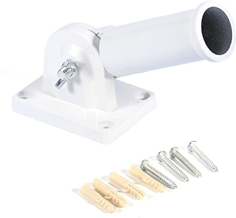 Qcwwy Windsock Shaped Flag Holder, Wall Mount, Stable and Sturdy Flagpole Holder for Private Use