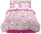 Franco Hello Kitty Kinder-Bettwäsche-Set, superweich, mit Kissenbezug, 7-teilig, Queen-Size-Größe, offizielles Lizenzprodukt