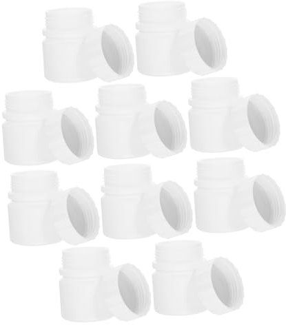 MUSISALY Hdpe Flaschen Mit Schraubverschluss 12 Stück 30 Ml Kleine Nachfüllbare Medizinflaschen Für Kapseln Tabletten Pulver Aufbewahrung